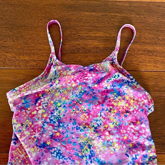 Speedo girls swimsuit one piece pink purple size small - Picture 3 of 11